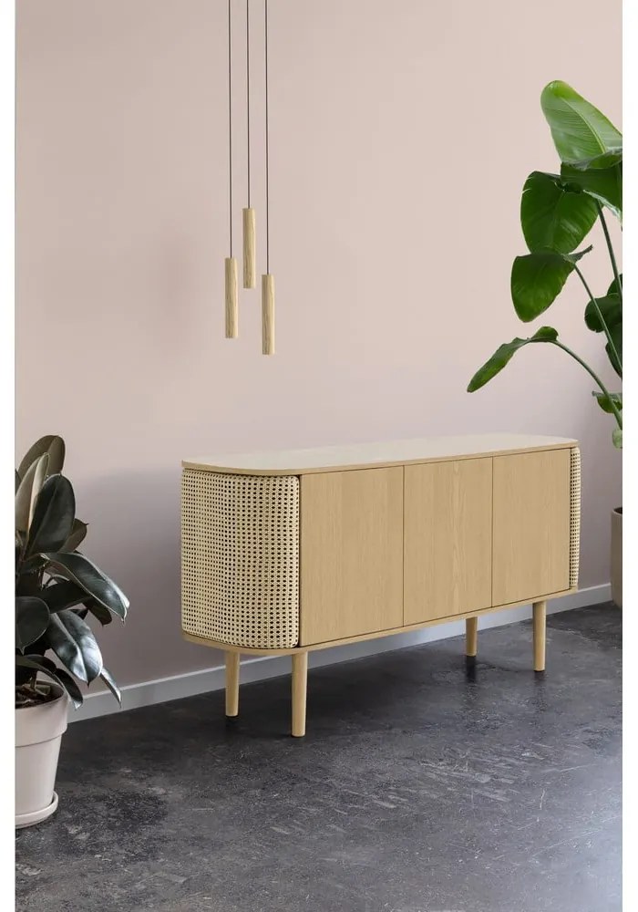 Нисък скрин от естествен дъб 150x75 cm Treasures - UMAGE