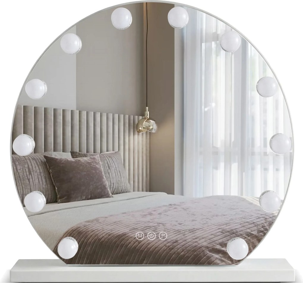Огледало LED HOLLYWOOD White 50 cm