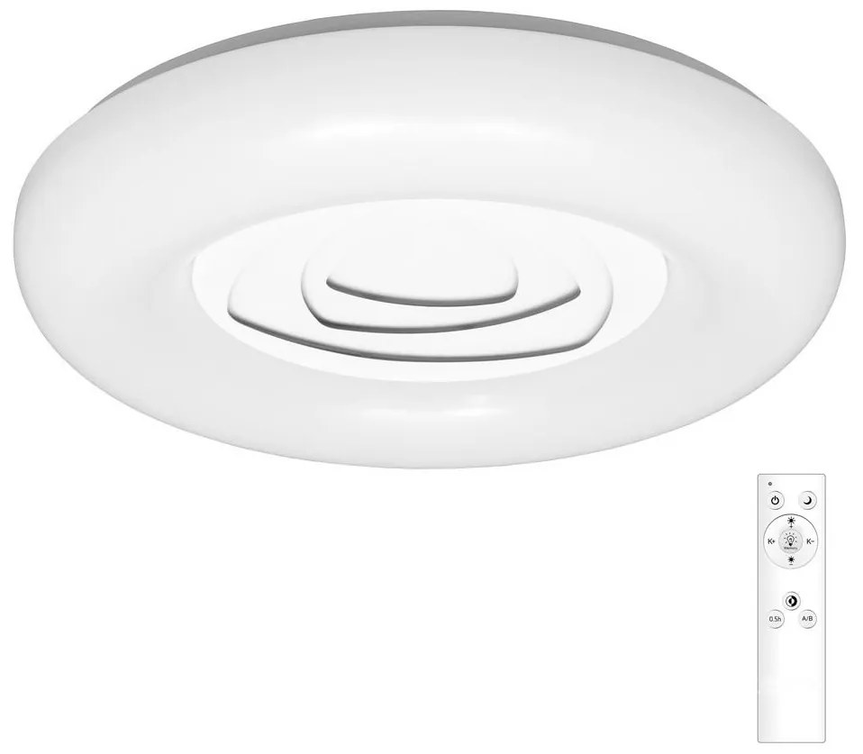 Ecolite WCL01R-80 - LED Димируема лампа DONUT  LED/80W/230V 3000-6500K