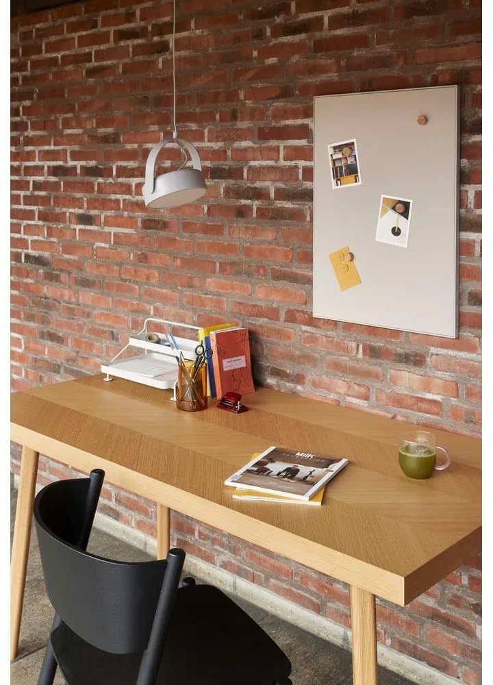 Черен дъбов трапезен стол Oblique - Hübsch