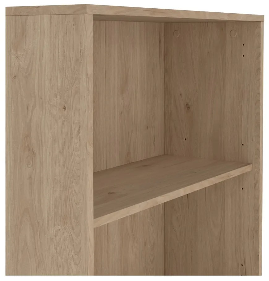 Етажерка за книги в дъбов декор в естествен цвят 80x205 cm Sign - Tvilum