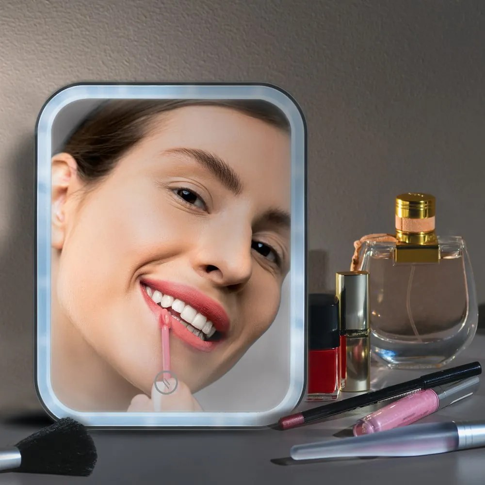 Козметично огледало със светлина 15x20 cm Ania – MSV