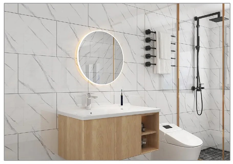 Самозалепващи се пана за стена в комплект от 6 броя 60x30 cm Statuario Venato – SP TREND