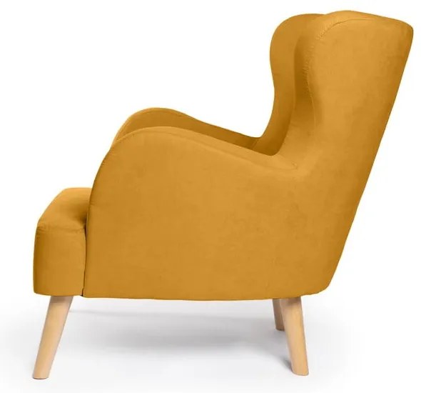 Кресло в цвят горчица Noemye – Bonami Selection