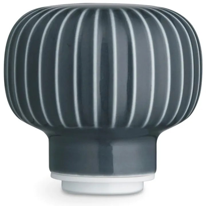 Мелничка за подправки от дъбово дърво с антрацитен детайл от порцелан Hammershoi, височина 13 см Hammershøi - Kähler Design