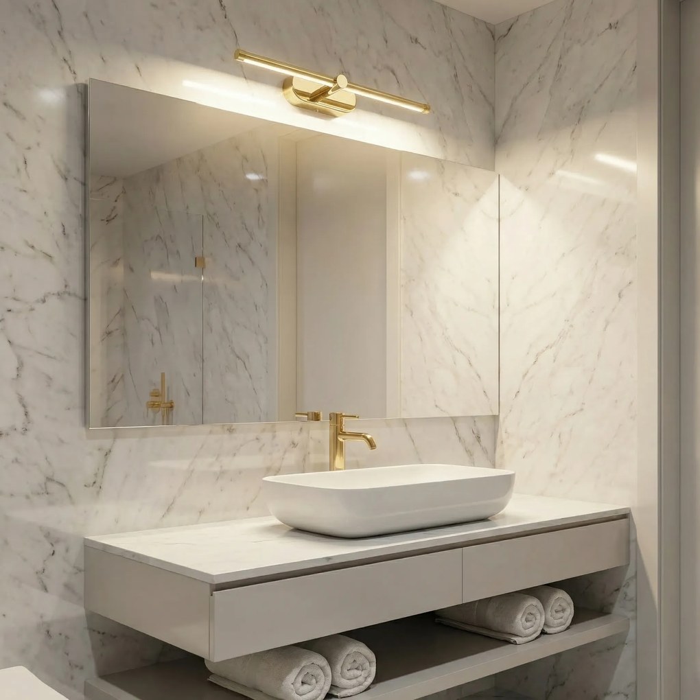 LED аплик за баня APP1889-1W 40 cm GOLD