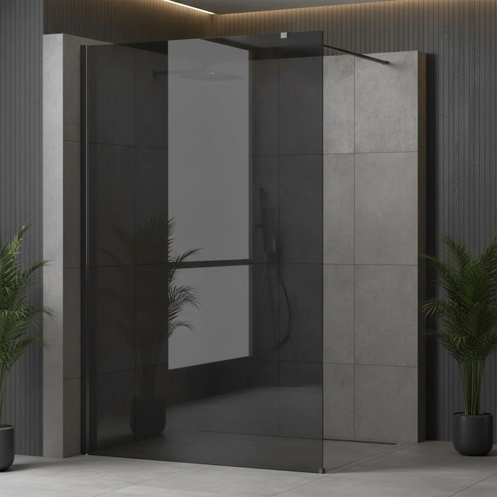 Параван за душ Rea Flexi Grey / Titan 90