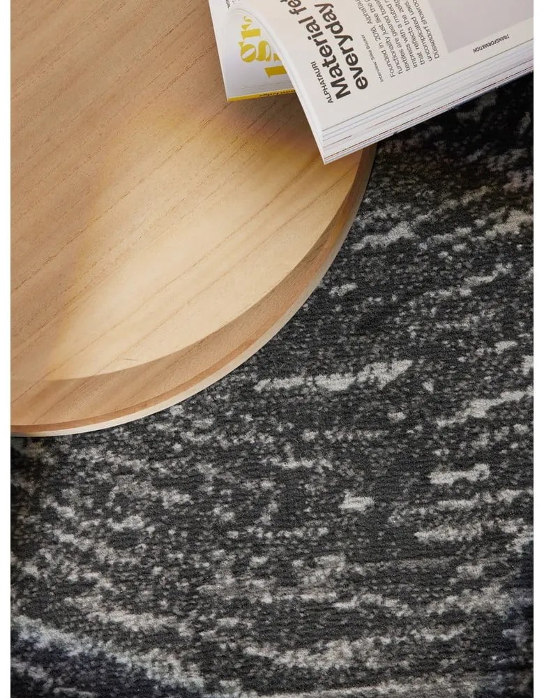 Сив кръгъл килим ø 120 cm Gloria Cavallo – Hanse Home