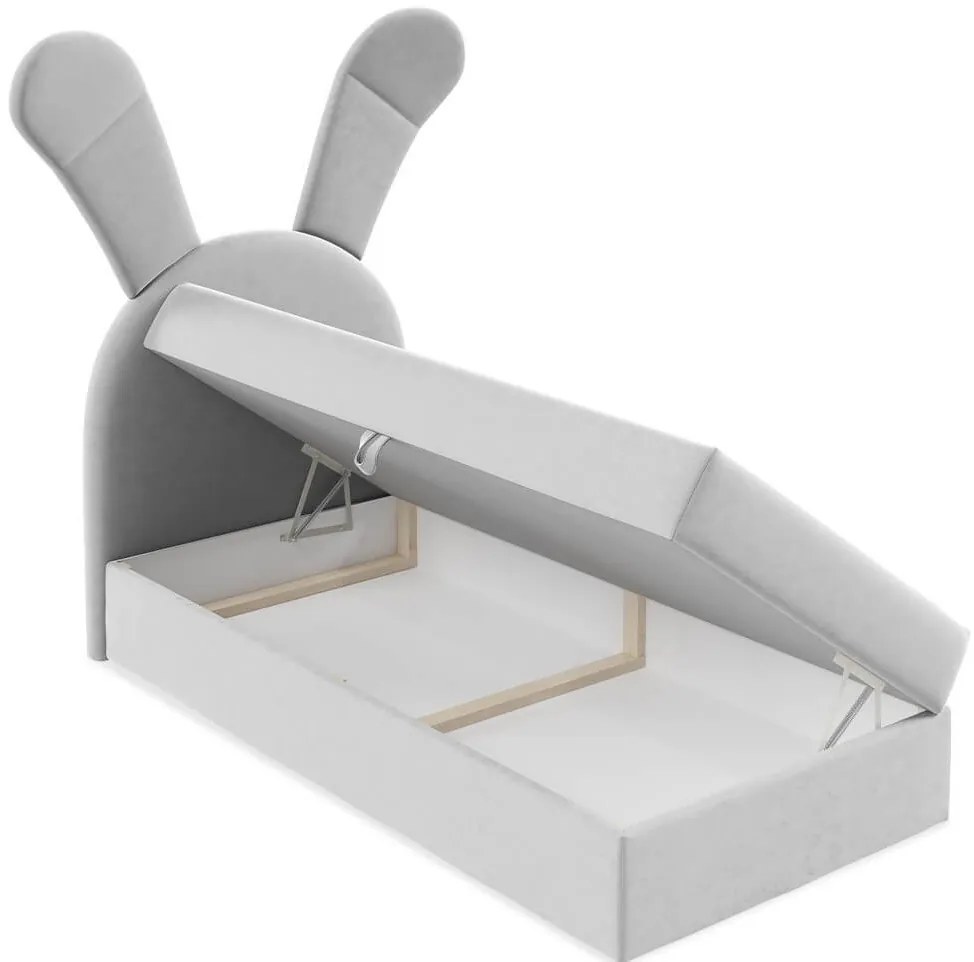 Детско Тапицирано легло Bunny Light-Gkri-Aristera