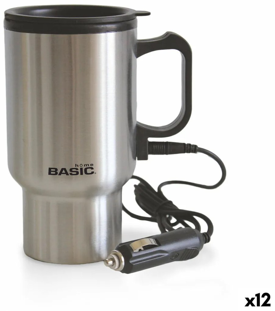 Чаша Basic Home Мощност Сребрист 400 ml (12 броя)