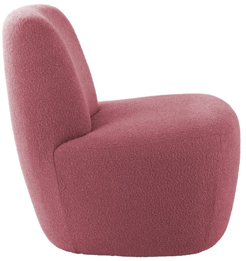Розово кресло от плат букле Ada – Leitmotiv