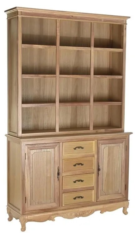 Стенен Шкаф DKD Home Decor Естествен 124,5 x 39 x 201,8 cm Ела Алуминий Дървен MDF