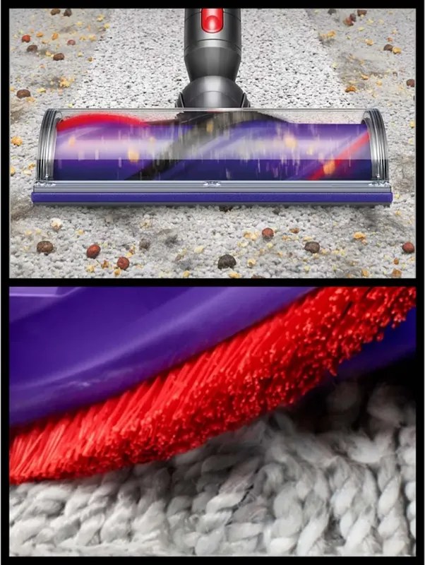 Вертикална прахосмукачка Dyson V10 Cyclone Submarine 594446-01, 150AW, 0.76 л, 60 мин, Сухо/мокро, 3 режима, Хигиенично изпразване, Root Cyclone™, Никел/тюркоаз