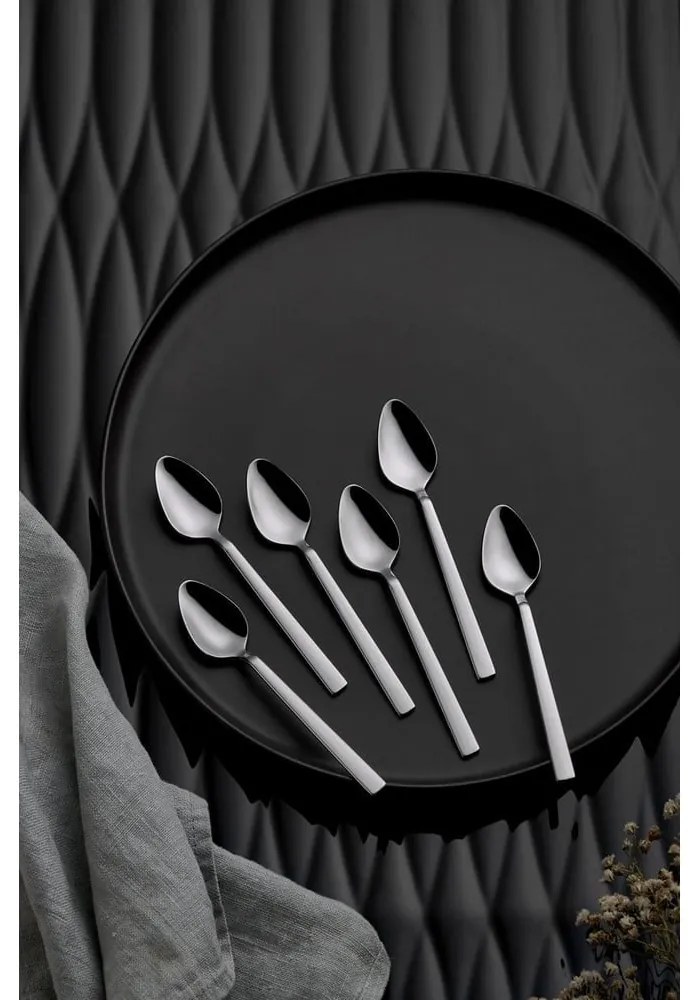 Прибори за хранене 36 бр. от неръждаема стомана в сребрист цвят – Hermia