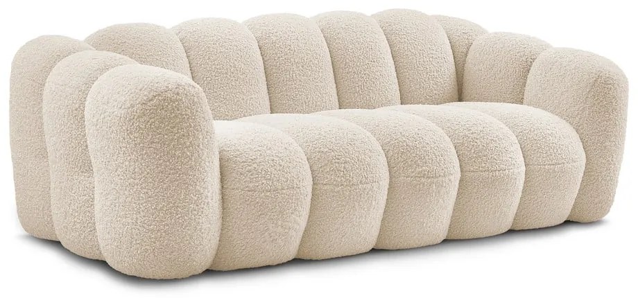 Бежов диван от прежда с примки от букле 232 cm Hippolyte – Bobochic Paris