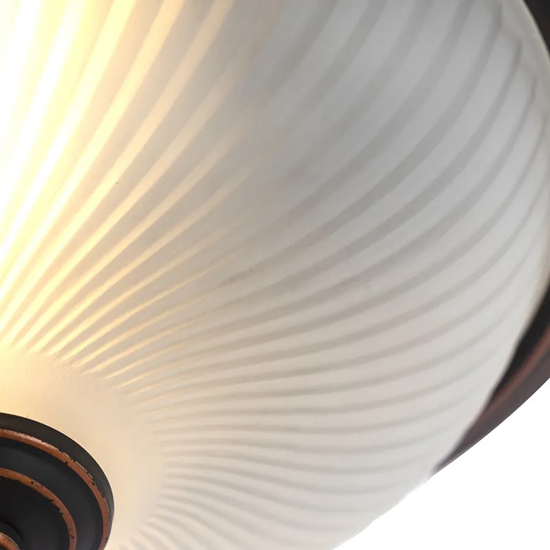 Класически таванен аплик кафяв опал - Classico