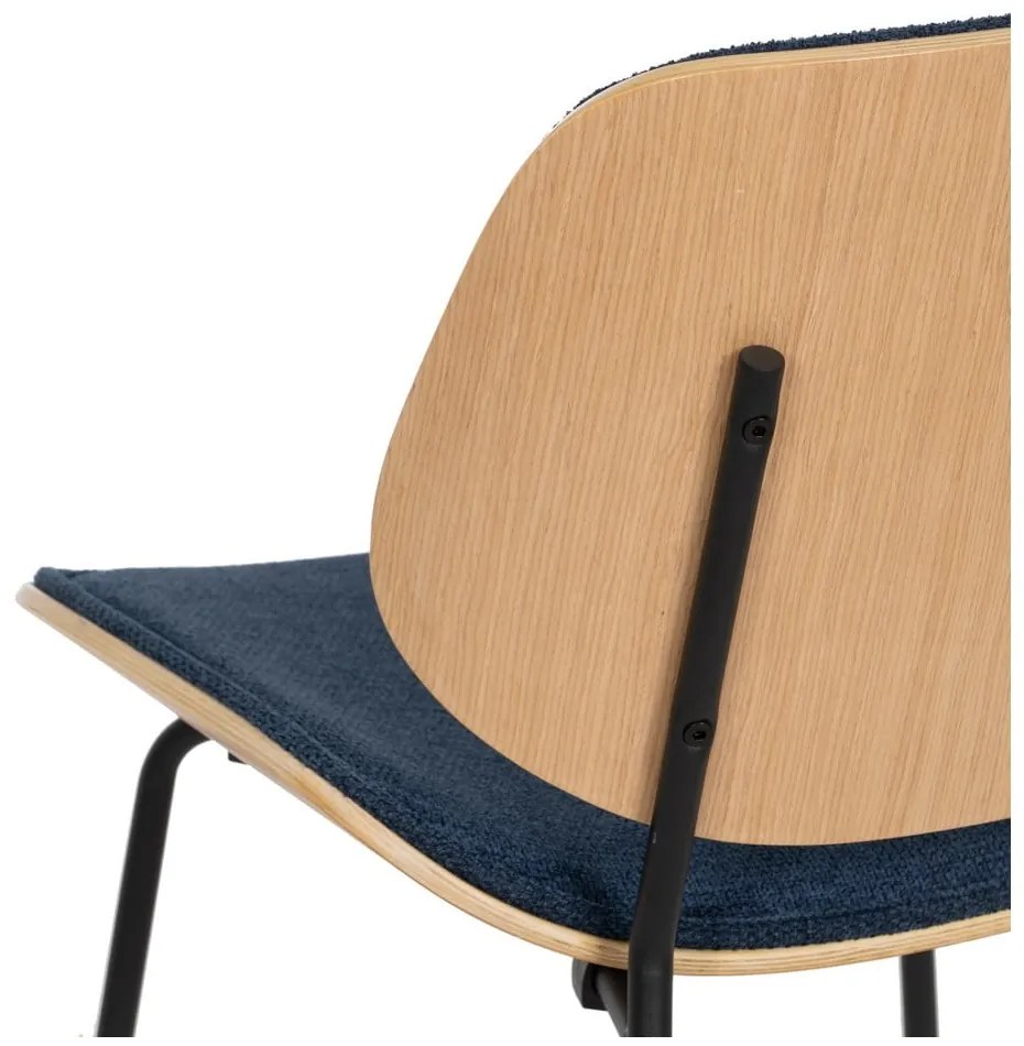 Тъмносини трапезни столове в комплект от 2 бр. Elio – Ixia