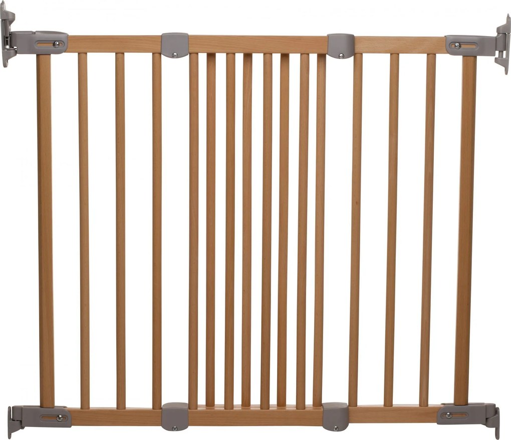 Baby Dan - Преграда Flexi Fit wood - Natural/Silver