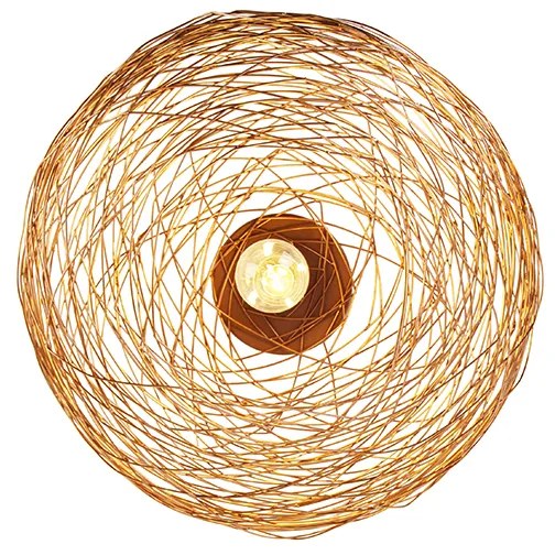 Дизайнерски таванен аплик меден овал - Sarella
