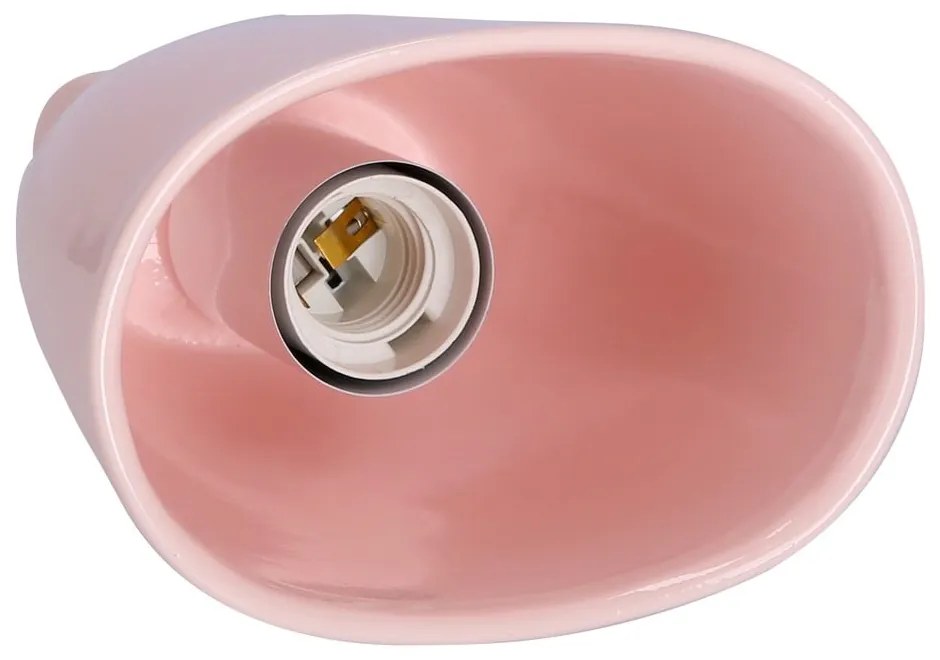 Розов детски полилей с керамичен абажур Sewilla – Candellux Lighting