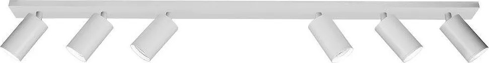 Линеен спот за таван LUX, бял, 6хGU10