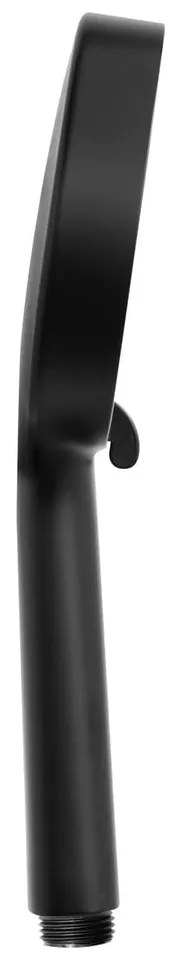 Матово черно пластмасова душ глава ø 12 cm Softwater – Wenko