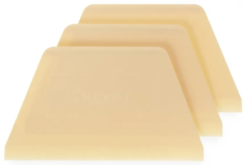 Комплект от 3 трапецовидни стъргалки за тесто - Hendi