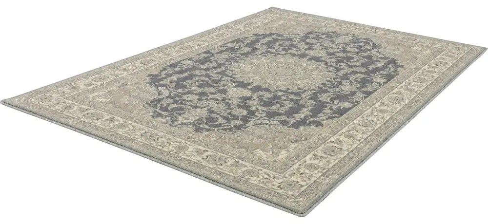 Сив вълнен килим 160x240 cm Beatrice - Agnella