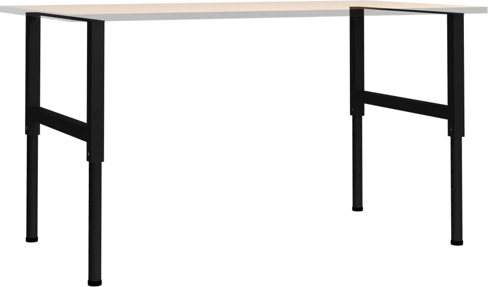 147933 vidaXL Подвижни рамки за работна маса 2 бр метал 85x(69-95,5) см черни