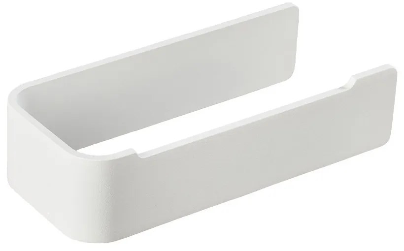 Бял стенен метален държач за тоалетна хартия Ume – Zone