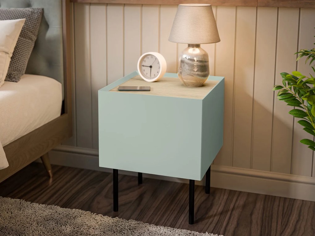 Комплект от 2 нощни шкафчета Fellini-Мента