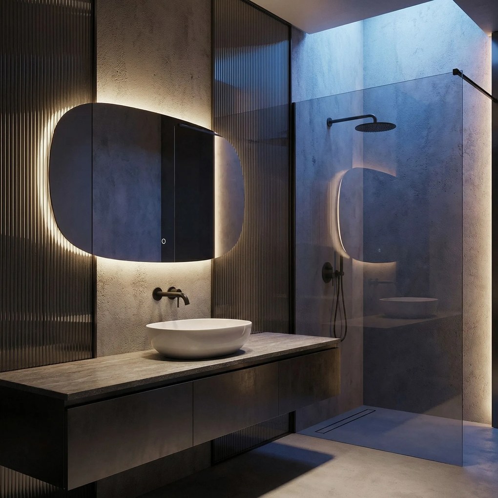 Огледало LED 100x60cm TOP-4