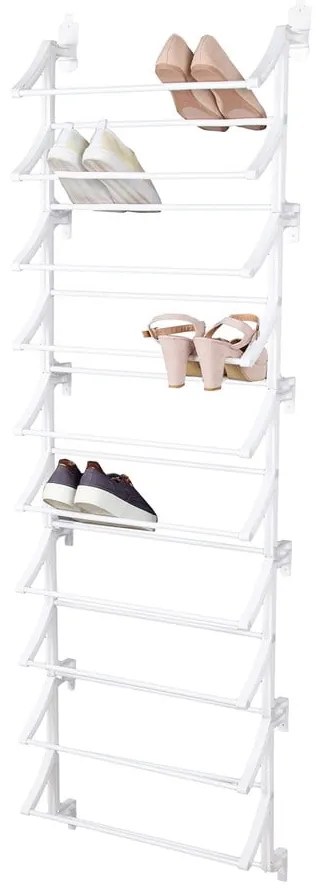 Бял метален висящ стелаж за обувки – Compactor