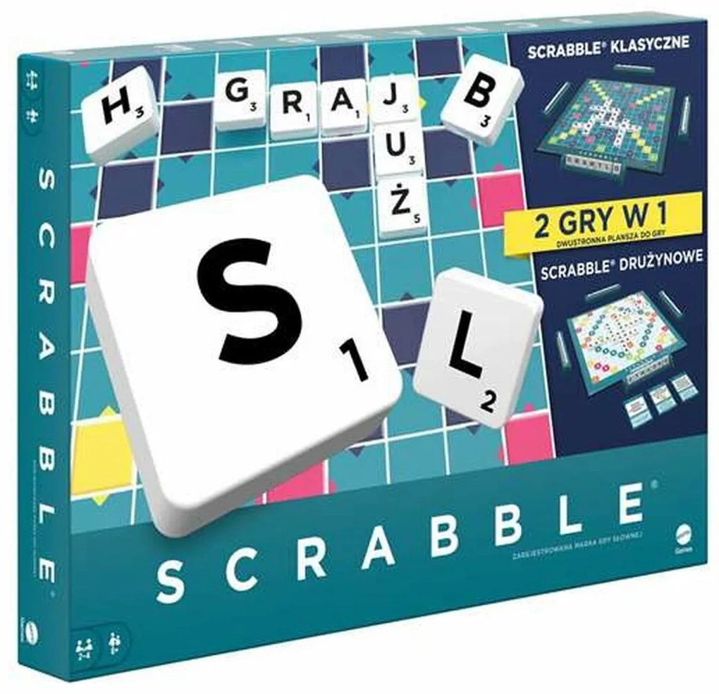 Настолна игра Mattel Scrabble ES