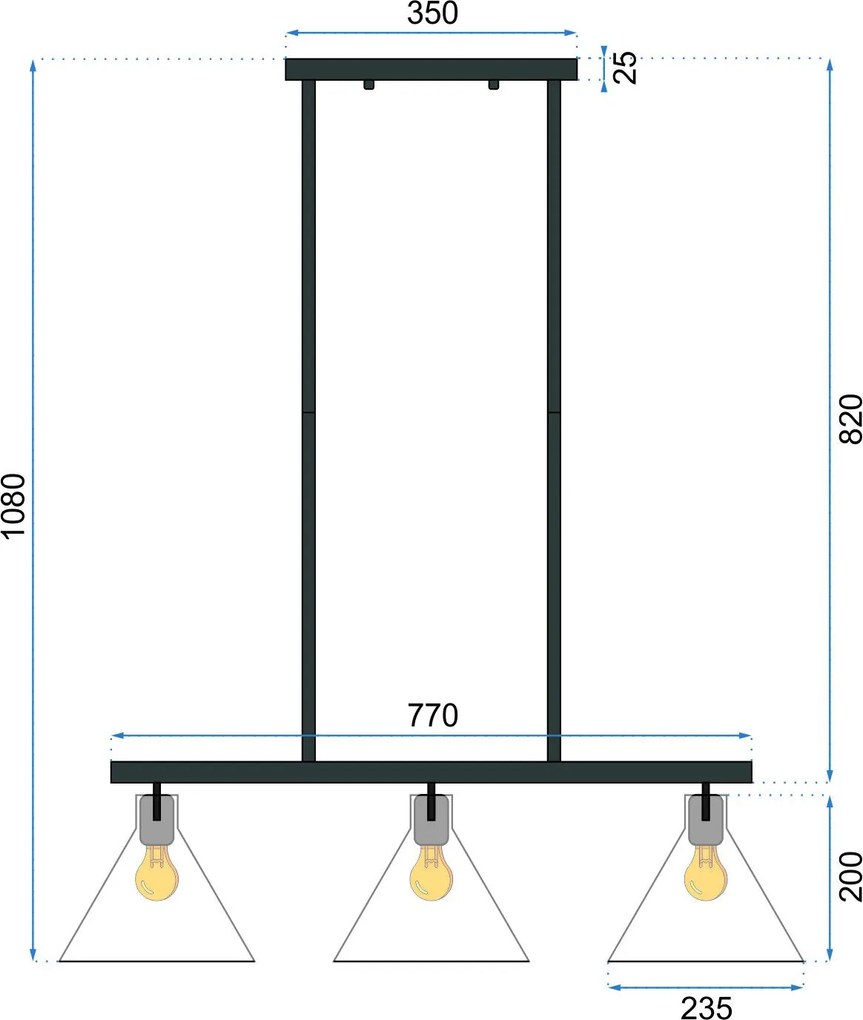 Лампа APP318-3CP