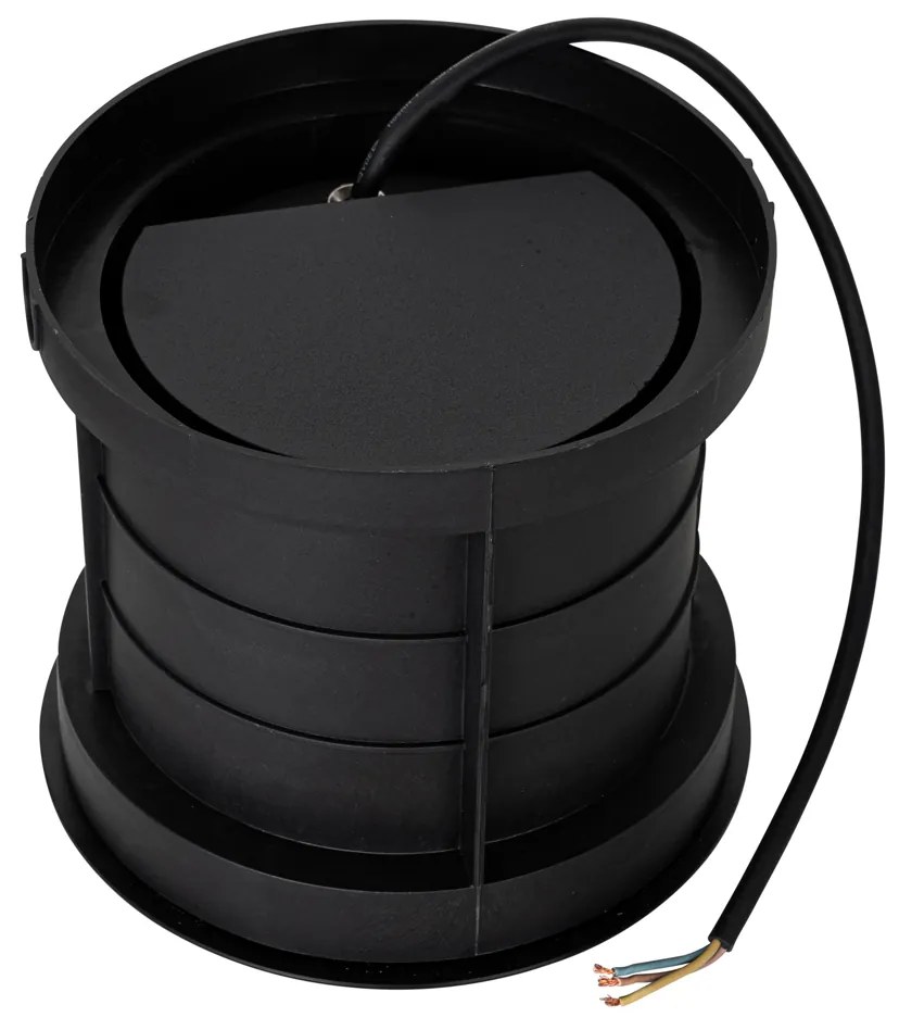 Модерен наземни прожектор черен 3-светлина IP65 - Tribus