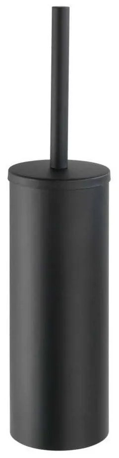 Матово черен самозалепващ комплект аксесоари за баня от неръждаема стомана Orea – Wenko