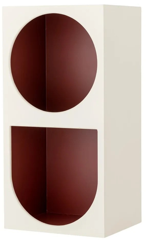 Червена/бяла стенна библиотека 30x60 cm Graphia – Bloomingville