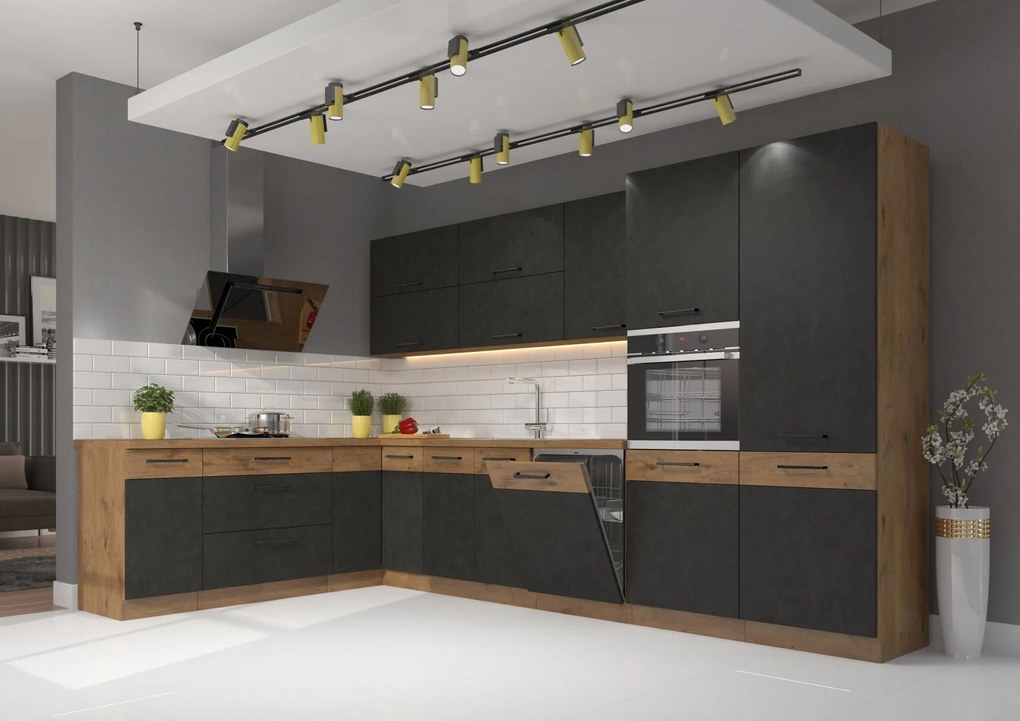 Подов висок шкаф Virgo 60 DP-Anthracite