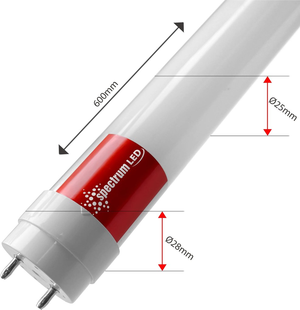 LED флуоресцентна тръба Neutral White 60CM T8 230V 8,5W WOJ+22301