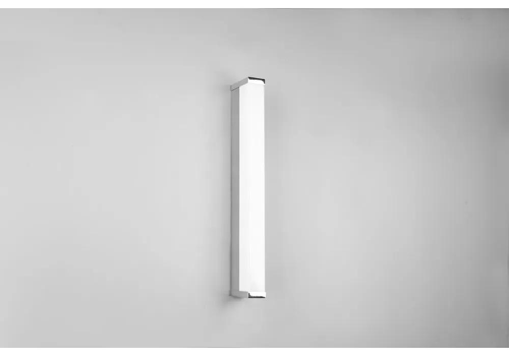 LED лампа за стена в лъскаво-сребрист цвят (дължина 42 см) Fabio - Trio