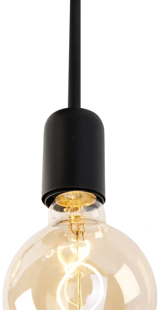 Интелигентна таванна лампа черна с 3 Wifi G95 - Facil