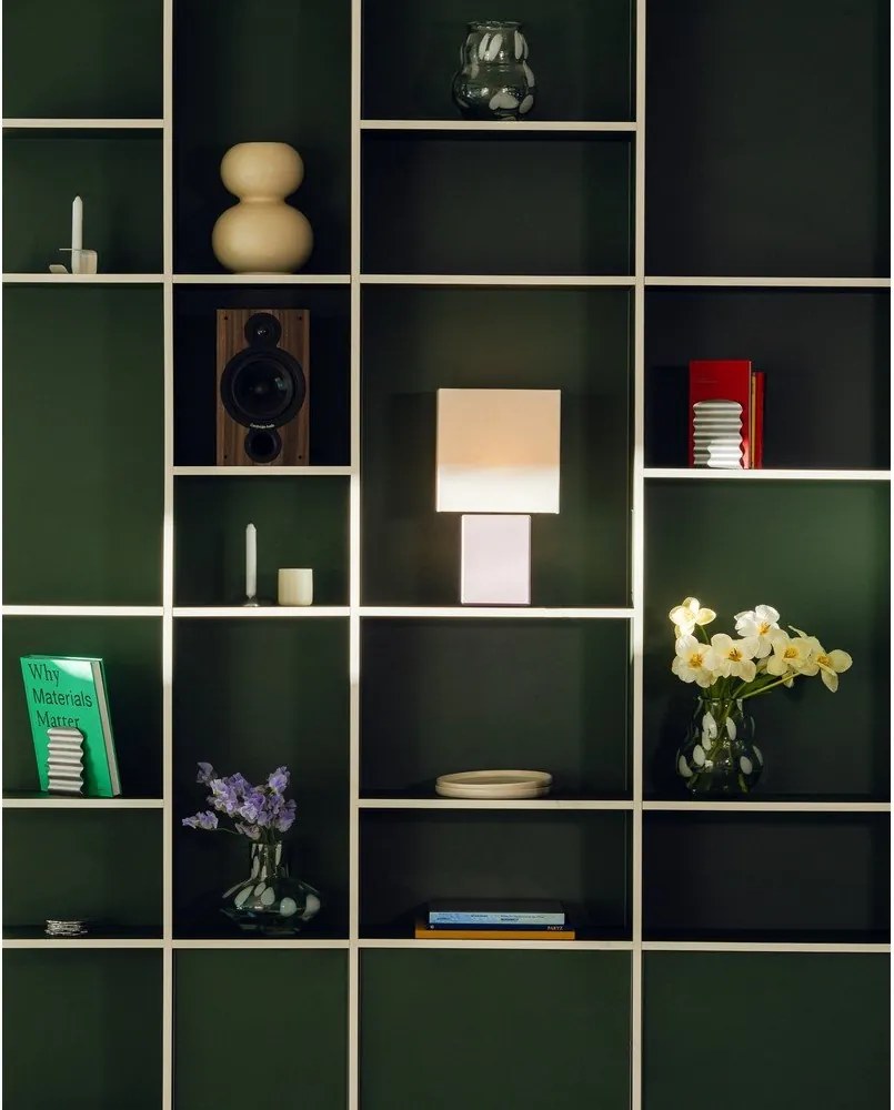 Кафява стъклена ръчна изработка ваза (височина 28 cm) Glom – noo.ma