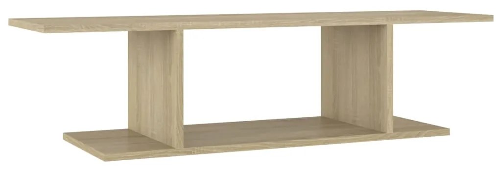 806983 vidaXL ТВ шкаф за стенен монтаж, дъб сонома, 103x30x26,5 см