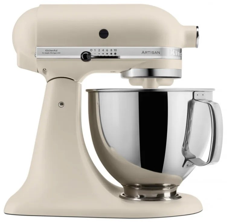 Планетарен миксер KitchenAid Artisan Elegance 5KSM125EMH, 300W, 4.8 л, Direct drive, 10 скорости, Шейк