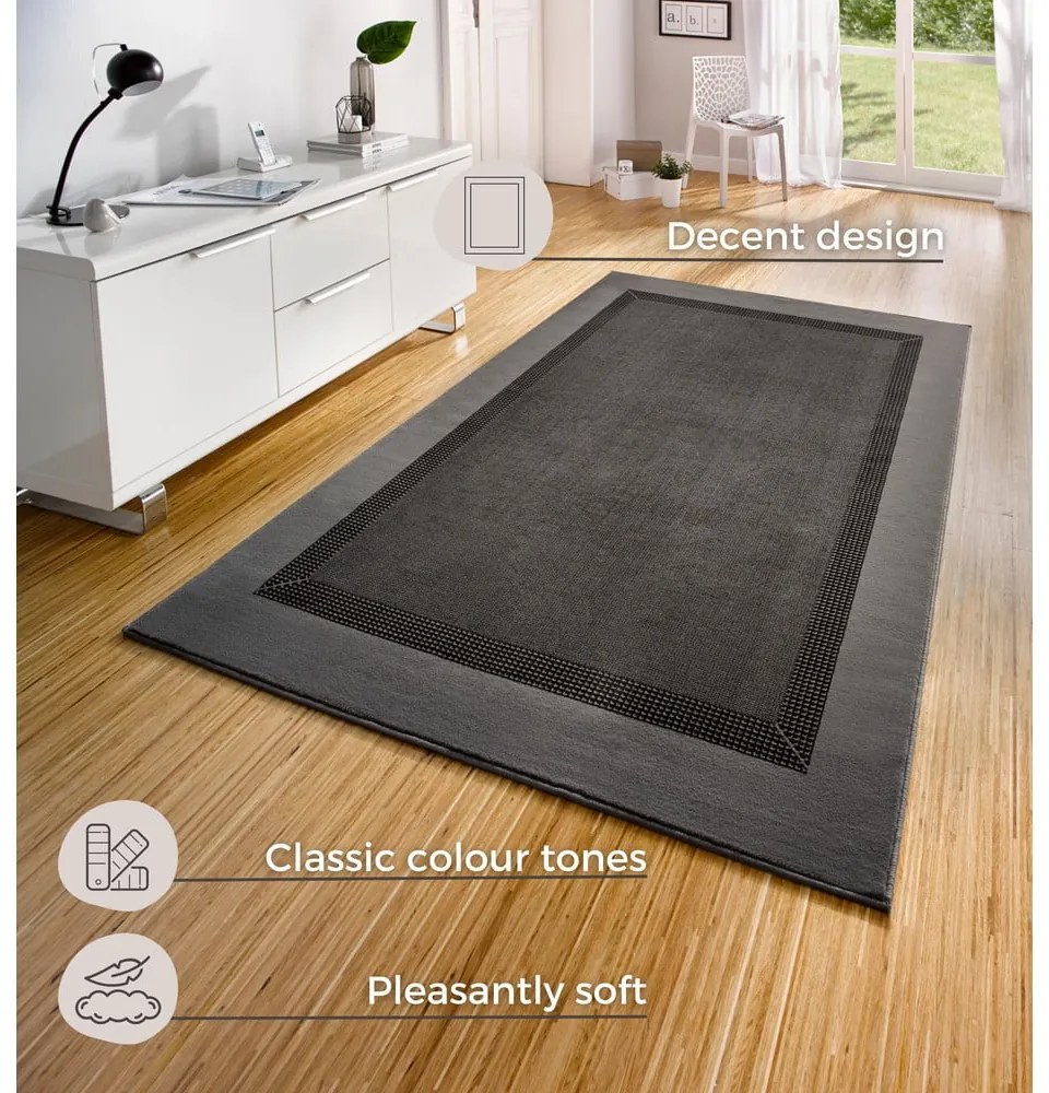 Сив килим , 200 x 290 cm Basic - Hanse Home