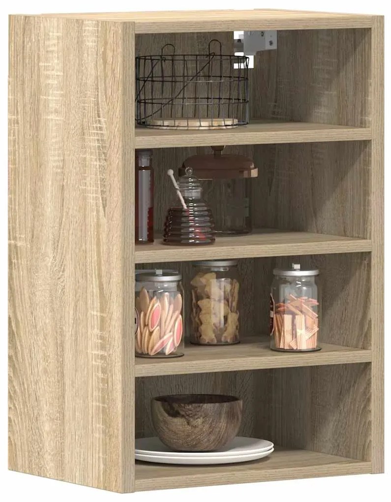 854177 vidaXL Висящ шкаф "Рига", дъб сонома, 40x29,5x60 см, инженерно дърво