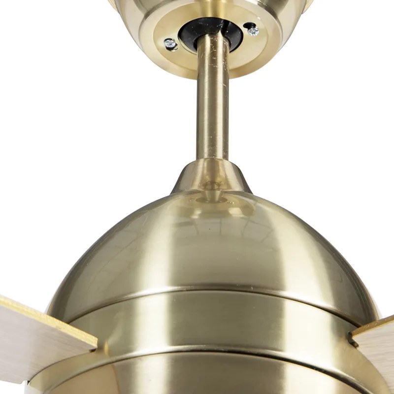 Вентилатор за таван месинг 96 см с дистанционно управление - Rotar