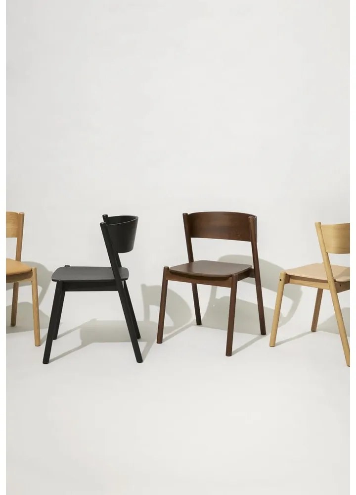 Дъбови столове за хранене Oblique - Hübsch