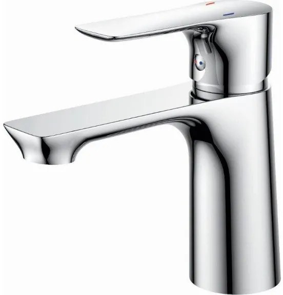Стоящ смесител за умивалник ДОУВЪР ICF 1001007, месинг, хром, 14.9x14.3см
